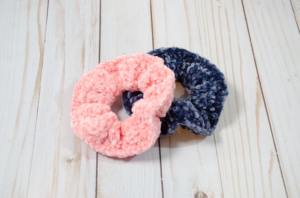 crocheted scrunchies